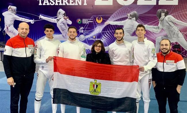 مصر تتوج بذهبية العالم لسلاح سيف المبارزة