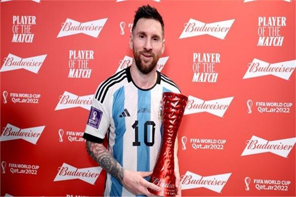 ميسي الأكثر حصولًا على جائزة رجل المباراة عبر تاريخ كأس العالم