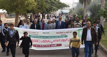 المنشاوى يرفع شعار قادرون باختلاف احتفالا باليوم العالمى لذوى الهمم بجامعة أسيوط 