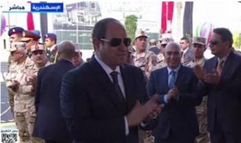   الرئيس السيسي يفتتح محور المشير أبو ذكري
