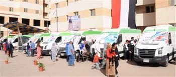 المنطقة الشمالية العسكرية تنظم عدد من القوافل الطبية بأحياء بشاير الخير