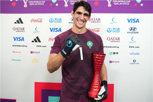 كأس العالم 2022.. الحارس المغربي «ياسين بونو» أفضل لاعب في مباراة إسبانيا
