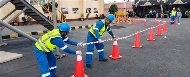 مياه القناة تواصل حلقات التدريب بنهائي مسابقة السلامه والصحه المهنيه بالإسكندرية