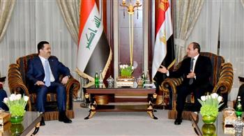   السيسي يلتقى محمد شياع السوداني رئيس وزراء العراق 
