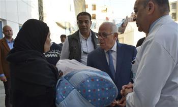   محافظ بورسعيد يتفقد مستشفى النصر التخصصي لمتابعة مستوى الخدمات الصحية المقدمة