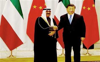   ولي عهد الكويت يلتقي الرئيس الصيني بالرياض