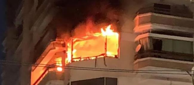 إخماد حريق بشقة سكنية فى منطقة حدائق الأهرام