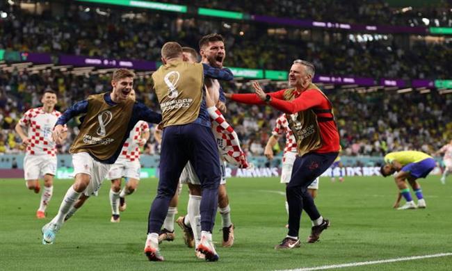 كرواتيا أول المتأهلين إلى نصف نهائي كأس العالم بعد الفوز على البرازيل بركلات الترجيح