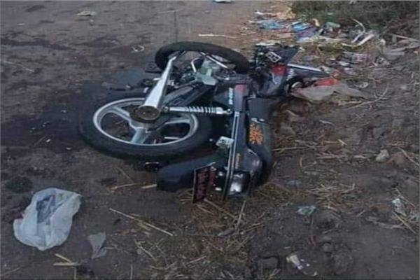 إصابة شابين فى انقلاب دراجة بخارية ببورسعيد