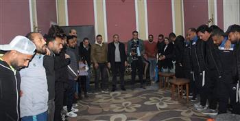   إدارة نادي المنيا تجتمع بلاعبي الفريق الأول لكرة القدم لتحفيزهم لمباراة أسوان 