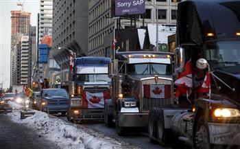   باريس وبروكسل تحظران احتجاجات سائقى الشاحنات بعد تداعياتها فى كندا