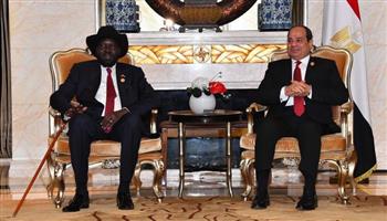   رئيس جنوب السودان يعرب عن تقديره للرئيس السيسي للدعم المتواصل الذي يقدمه لبلاده