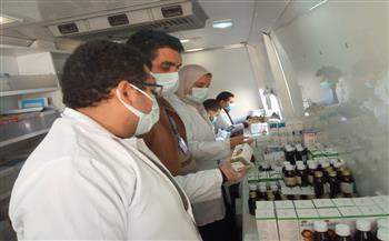 الكشف على 2000 مواطنا ضمن قافلة طبية مجانية بمركز شبراخيت