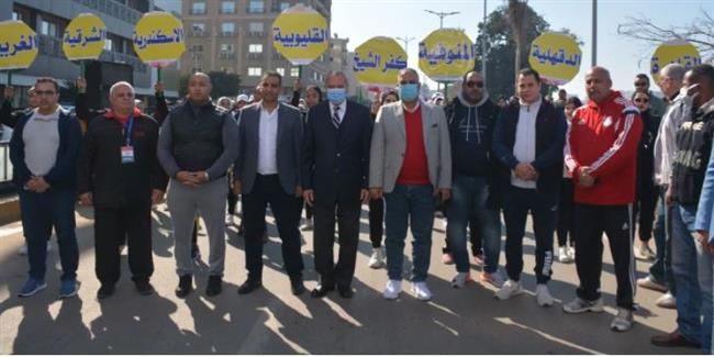 انطلاق المهرجان الأول لمشى الفتيات فى القليوبية 