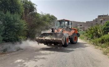   رفع 10 أطنان أتربة ومخلفات صلبة بمدينة سفاجا