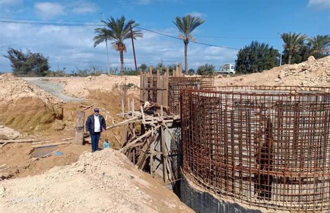 صرف صحى الإسكندرية تتابع أعمال حياه كريمة وتستعد لأمطار الغد 