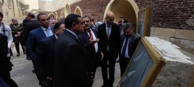 محافظ البحيرة و قنصل فرنسا يتفقدان أهم المعالم والمناطق الأثرية بمدينة رشيد
