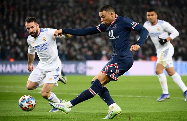 مبابي يمنح باريس سان جيرمان الفوز في اللحظات الأخيرة على حساب ريال مدريد