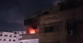 السيطرة على حريق فى شقة سكنية بشارع مراد بالجيزة