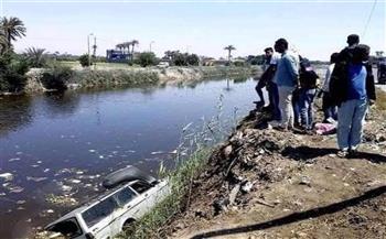 مصرع شخص إثر انقلاب سيارة بترعة في  أسوان
