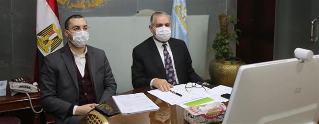 محافظ كفر الشيخ يستعرض جهود المحافظة في إزالة التعديات على أملاك الدولة