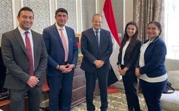 السفير المصري في ليلونجوي يلتقي وفد مجموعة السويدي