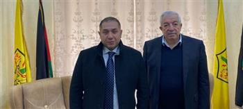   سفير مصر في رام الله يلتقي نائب رئيس حركة فتح 