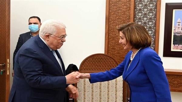 أبو مازن يُطلع رئيسة مجلس النواب الأمريكي على آخر مستجدات القضية الفلسطينية