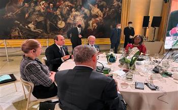   السيسي يحضر العشاء الرسمي على شرف الرؤساء المشاركين في قمة بروكسل