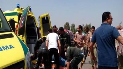 إصابة ربة منزل وفتاة في حادث تصادم مروع علي طريق القاهرة -الإسكندرية