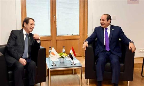 الرئيس السيسي يؤكد حرص مصر على مواصلة تفعيل التعاون والتشاور مع قبرص