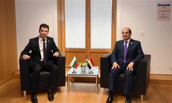    السيسى يلتقى رئيس وزراء بلغاريا