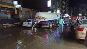   «مياه الفيوم» ترفع حالة التأهب لمواجهة تجمعات الأمطار