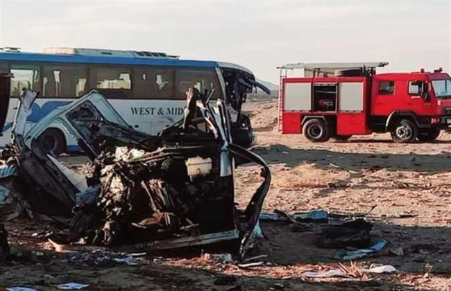 مصرع رضيع وإصابة 11 آخرين فى حادثى مرور بالمنيا