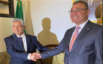   سفير مصر بالجزائر يلتقي رئيس المجلس الجزائري الوطني لحقوق الإنسان 