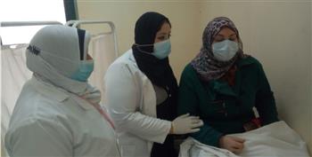   الكشف على 1500 مريضا خلال قافلة طبية مجانية بقرية الزعفراني بكوم حمادة 