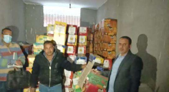 ضبط مخزن مواد غذائية بأسيوط يحتوى على سلع غير صالحة للأستخدام الأدمى 