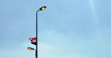 تركيب أعمدة إنارة جديدة بالمرج