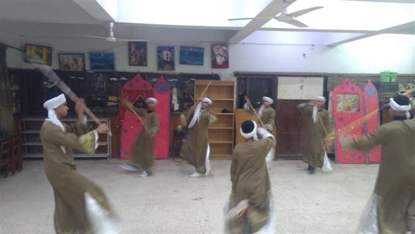 فنون شعبيه وفرق موسيقية بثقافة أحمد بهاء الدين للطفل بأسيوط