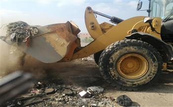   رفع 122 طن مخلفات من شوارع مركز شبراخيت بالبحيرة
