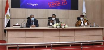 الإجراءات الاحترازية والوقائية لمكافحة انتشار فيروس كورونا فى مؤتمر بمطروح 