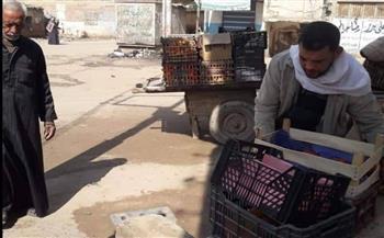 حملات لرفع وإزالة الإشغالات بفوه بكفر الشيخ