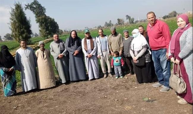  زراعة كفرالشيخ تنفذ مدارس حقلية لمتابعة مشروع الايكاردا 