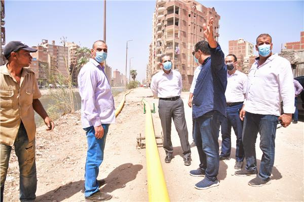 محافظ الغربية يتفقد مشروعات الرصف الجارية وتطوير كورنيش الغفران