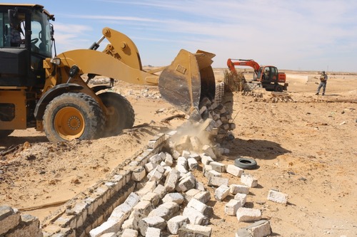 محافظة الجيزة : إزالة ٣١ حالة تعد على أملاك الدولة والأراضي الزراعية