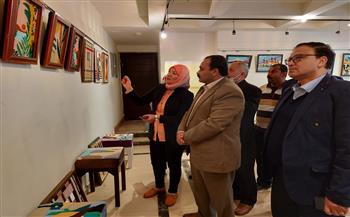   افتتاح معرض منتجات نسجية لحياة كريمة بقصر ثقافة بنها