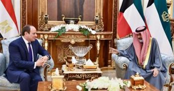    الرئيس السيسي: حريصون على استقرار وأمن الكويت و دول الخليج 