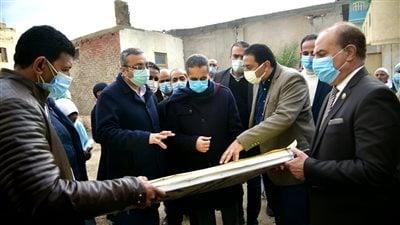 محافظ الغربية: منع توصيل المرافق للمباني المتعدية على الأراضي الزراعية