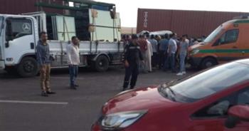   مصرع وإصابة 9 أشخاص في حادث تصادم سيارتين بطريق مصر- إسكندرية الزراعي