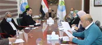الاجتماع الثالث للجنة التنسيقية لرفع جودة مرفقي المياه والصرف الصحي بأسيوط 